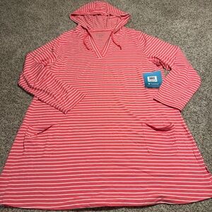 NWT Coolibar Hoodie Cover-Up Dress with Pockets - XXL